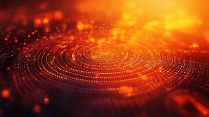 Poster - abstract background with gearwheels and technology elements