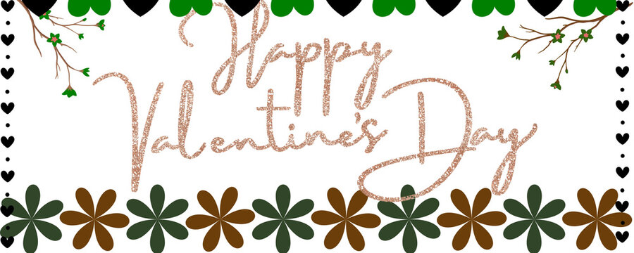 Happy Valentine's Day Banner Template