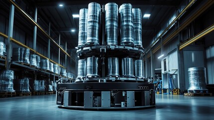 Poster - Advanced Industrial Robot for Heavy Duty Stacking of Large Products