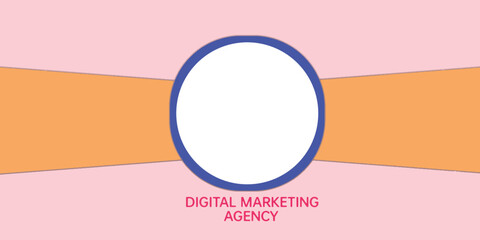 Flat Digital Marketing Strategy: People Planning in Vector Illustration 