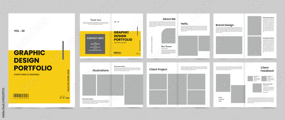 Portfolio Collection Example graphic design portfolio template design. graphic designer product ...