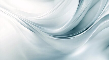 Aufkleber - Abstract smooth gray lines flowing background