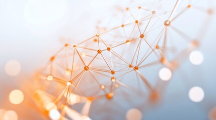 Aufkleber - Plexus abstract technology background connecting dots and lines
