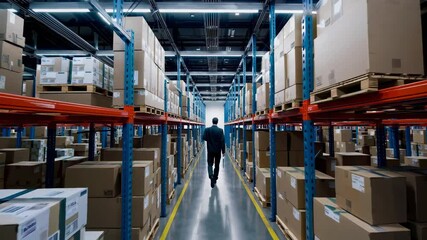 Poster - Exploring the efficiency of modern warehouses with innovative technology in action