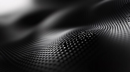 Aufkleber - Wavy perforated metal surface creating an elegant pattern
