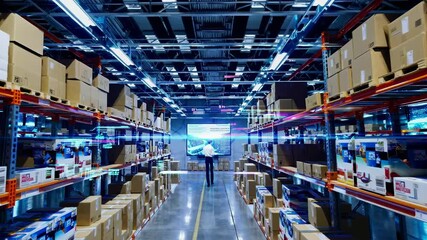 Poster - Exploring an automated warehouse with advanced inventory management technology