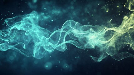Aufkleber - Abstract smoke background forming a magical and elegant wave