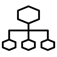 Poster - Structure Order Diagram Line Icon