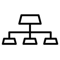 Poster - Structure Order Diagram Line Icon