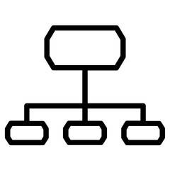 Poster - Structure Order Diagram Line Icon