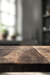 Wall Mural - Wooden table with window