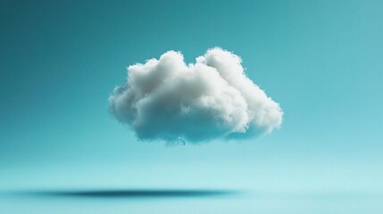 Poster - Concept of Cloud Computing for Remote Business Solutions in Blue