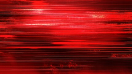 Poster - Glitchy Red Texture with High-Quality Computer Art Processing