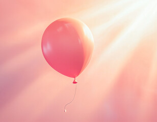 Wall Mural - Pink Balloon Sunset