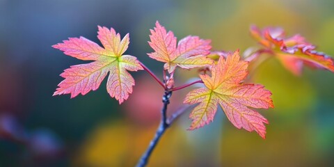 Canvas Print - Plant with Red Leaves