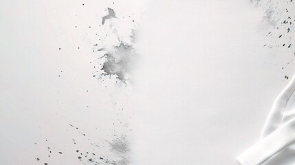 Poster - Old Gray Abstract Background with Soft White Texture and Splashes