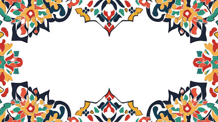 Poster - Islamic Geometric Border Design for Ramadan