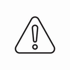 Poster - Warning danger attention alert icon vector sign
