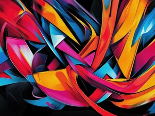 Poster - Multi-colored abstract art