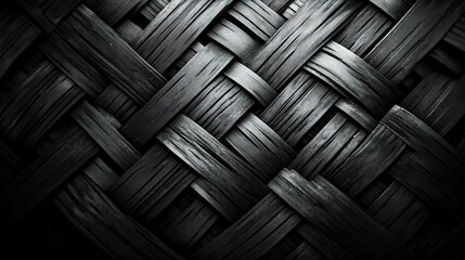 Poster - Intricate Carbon Fiber Weave Texture for Background Design