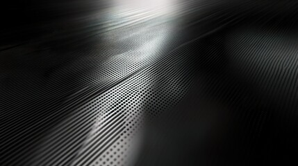 Poster - Abstract Hexagonal Metal Background with Dynamic Lighting Effects