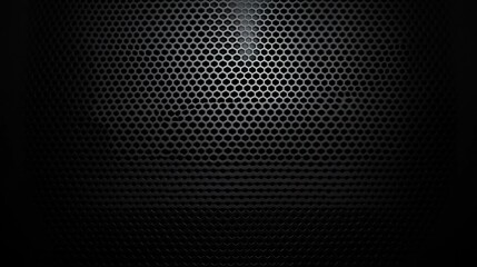 Poster - Abstract Black Hexagon Patterned Background with Textured Design