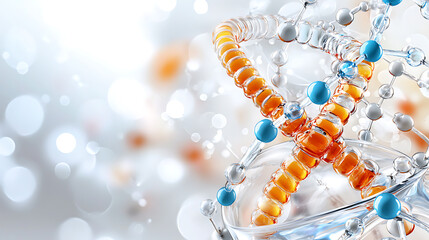 Poster - Scientific exploration of molecular structures lab digital art abstract environment close-up quantum concepts