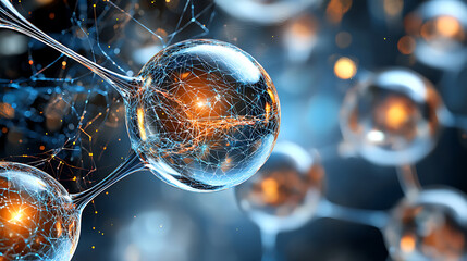 Poster - Exploring molecular structures in action a stunning visualization of science and technology in a digital environment