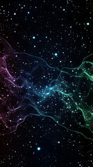Wall Mural - Abstract Nebula Background Illustration