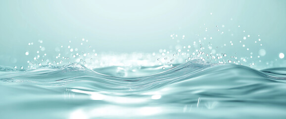 Wall Mural - Light green and blue gradient background, blurred, simple, minimalist, light colors.
