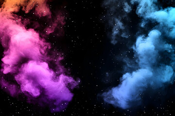 Wall Mural - Abstract Nebula Background Illustration