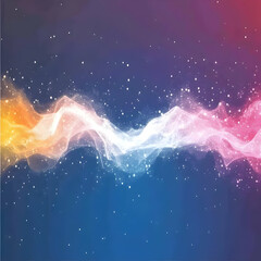 Wall Mural - Abstract Background Illustration: Cosmic Flow