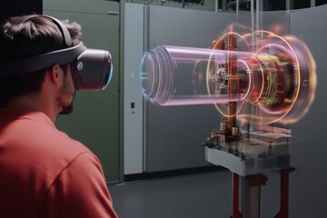 Poster - Exploring augmented reality technology in an industrial setting with interactive 3D models