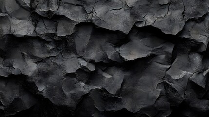 Poster - Dark Gray Rocky Surface Texture Background
