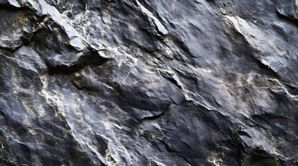 Poster - Dark Grey Rock Surface Texture Background