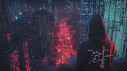 hacker are planning to hack and attack networks and cyber security systems. smart innovation city wi