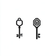 Poster - Two Simple Key Designs Illustrating Security Concepts
