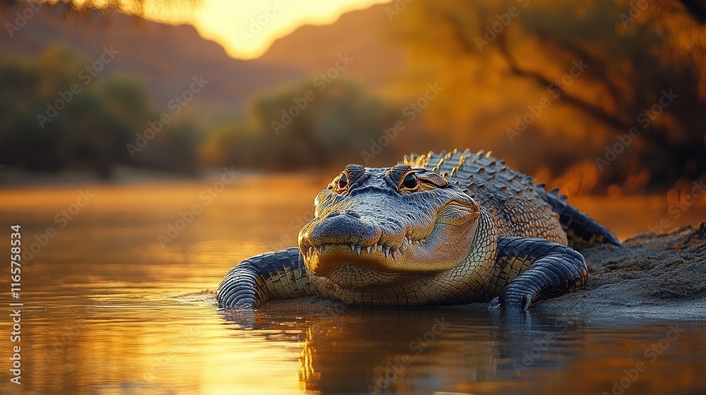 [BBC America alligator wildlife photography] Floating Giant Serene ...