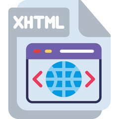 Wall Mural - XHTML Icon