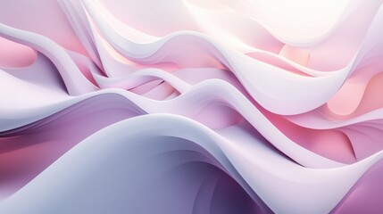 Aufkleber - Abstract waves of color and form digital art contemporary design modern aesthetic close-up view fluid dynamics