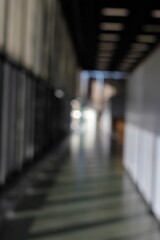 Wall Mural - a dreamy view of reflections on the shiny floor.