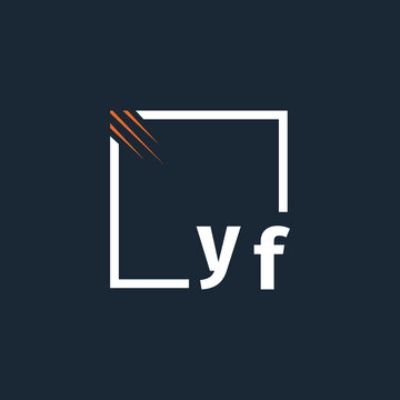 initial monogram logo with square style design.
