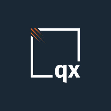 initial monogram logo with square style design.