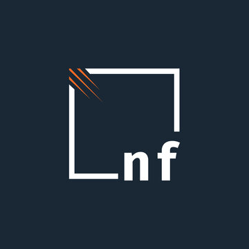 initial monogram logo with square style design.
