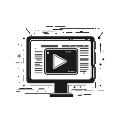 Poster - Digital Video Playback on Computer Screen Display