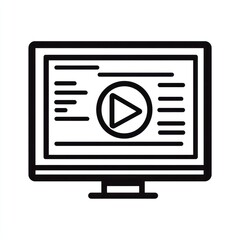 Poster - Computer Screen Displaying Video Playback Options