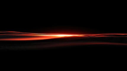 Poster - Dynamic black gradient merging with red light spots, creating a dramatic atmosphere with a grainy touch