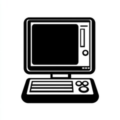 Poster - Retro Vintage Computer Desktop System Icon