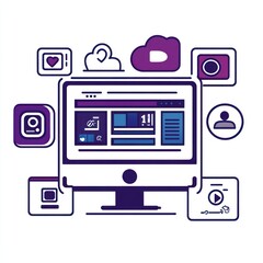 Poster - Digital Media Content Creation Platform Online