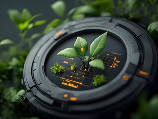 Poster - Exquisite bioluminescent pheromone mapping in a sleek solarpunk inspired holographic data visualization showcasing futuristic bioengineering and ethereal luminescence